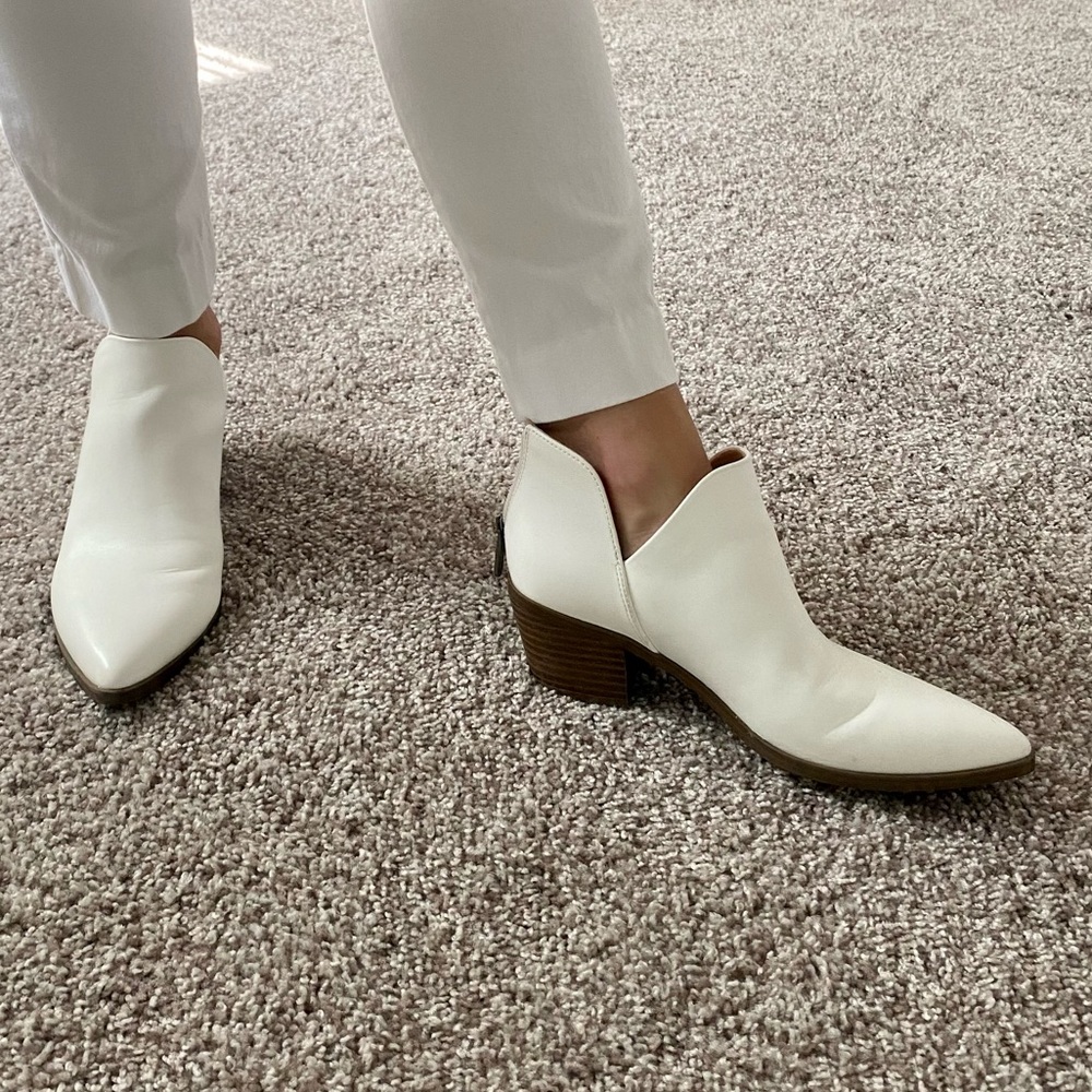 White Indigo Rd. Booties - Size 7